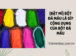 [BẬT MÍ] Bột đá màu là gì? Công dụng của bột đá màu