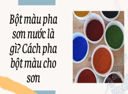 Bột màu pha sơn nước là gì? Cách pha bột màu cho sơn