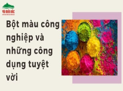 Bột màu công nghiệp và những công dụng tuyệt vời